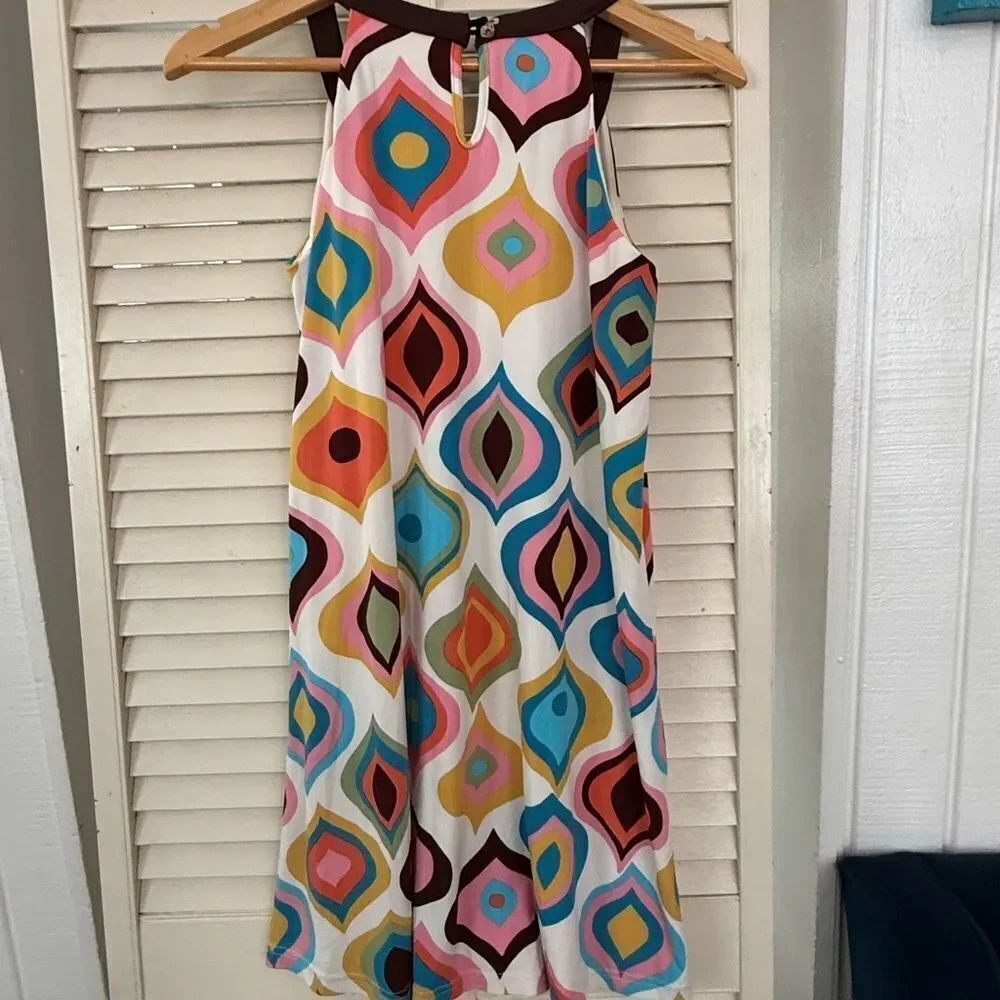 JM Collection Multicolor Geometric Dress - Picture 5 of 6
